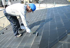 塗装棟数 年間100棟以上 信頼と安心